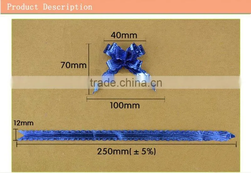 Nice bow ribbon for gift packing and decoration