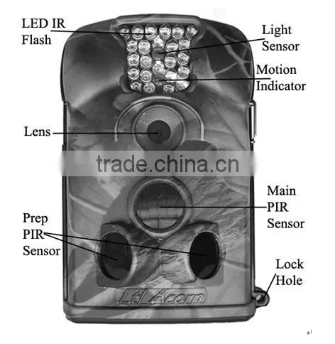 GSM surveillance video MMS hunting camera digital game hunting camera