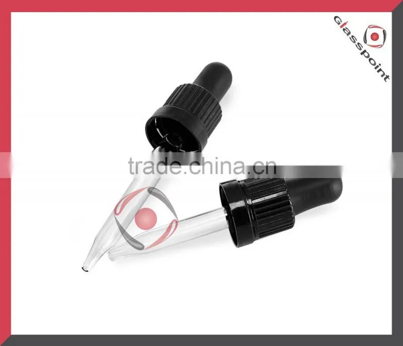 Tamper evident plastic cap with glass dropper, China Manufacturer