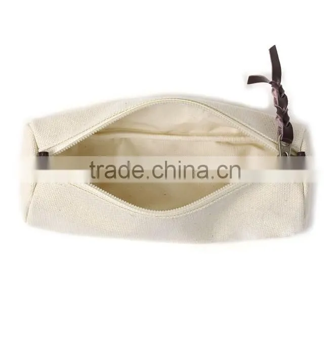 plain canvas pencil case canvas pouch