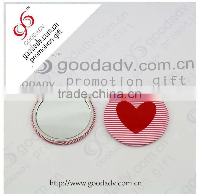 2014 Most popular promotion gifts for vip round pocket mirror / customized logo hand mirror