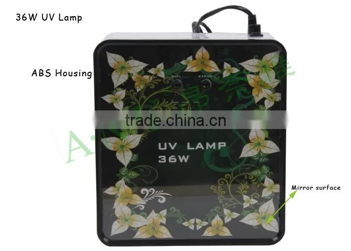 Professional Salon Nail Beauty Design Using 36W LED UV Lamp for Drying UV Glue