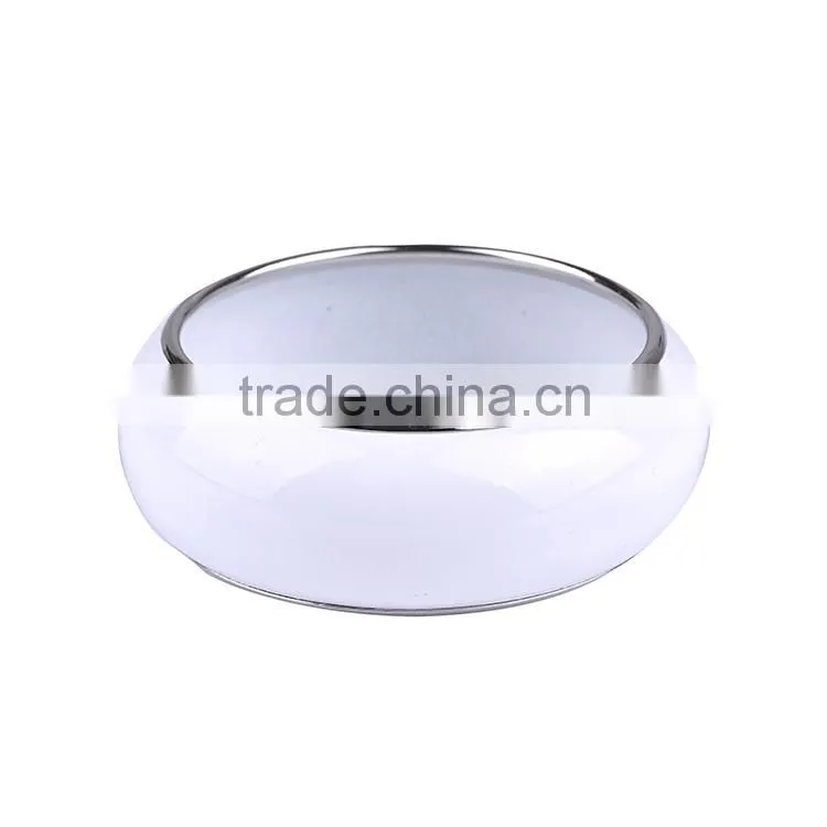 Free sample 2016 new design Coating craft plain stainless steel cuff bangle