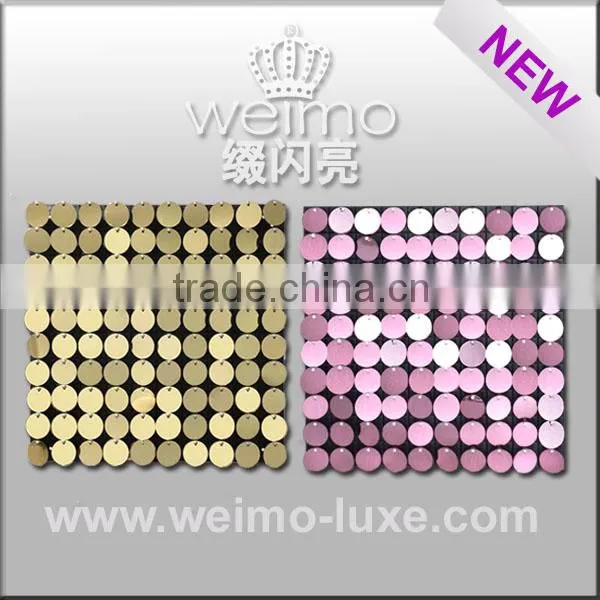 2014 new PVC sequin disc decor for kitchen wall panel