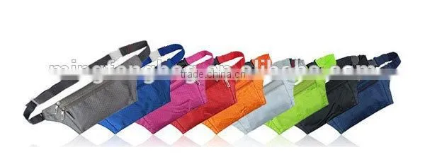 Fashion Cheap New Sport Waist Blue Black Wallet Outside Pockets QB004