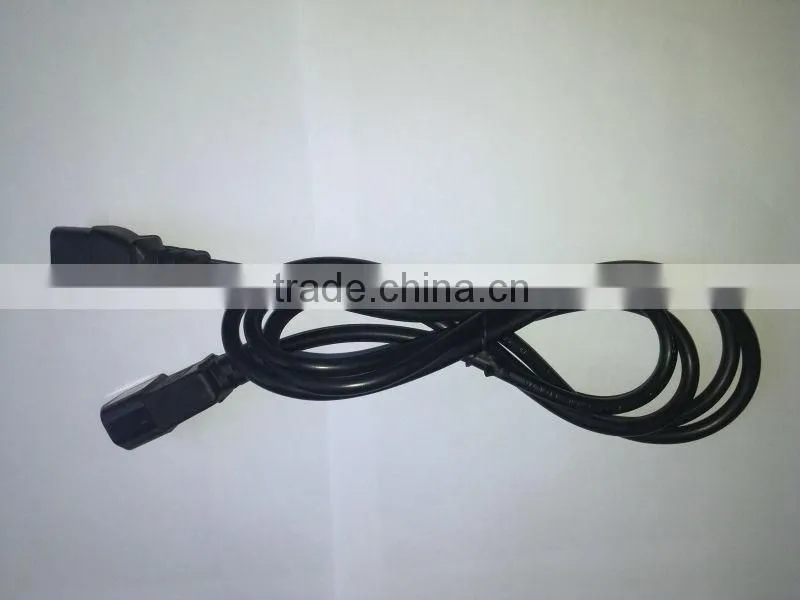 IEC C13 to C14 VDE power extension lead