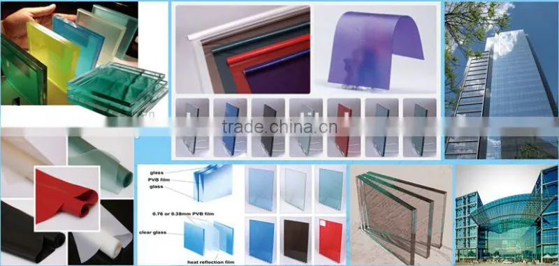 ocean blue PVB film used for architectural glass with best price