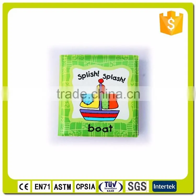 EVA baby bath book in Espanol, turtle bath books