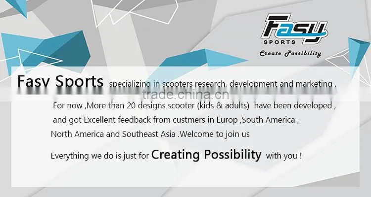 Fasy professional LED skateboard with PP material
