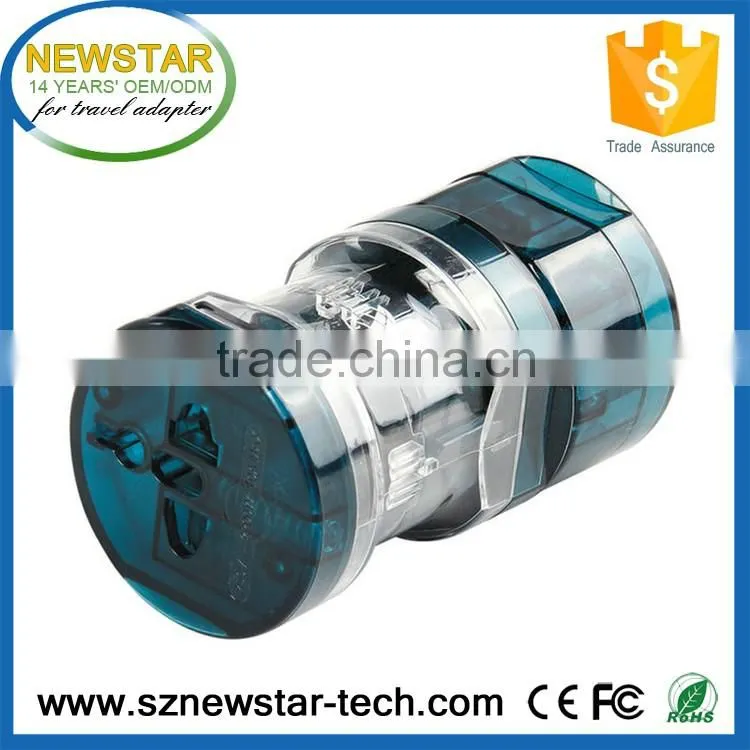 Factory pricing UK,USA,EUROPE AND AUS universal travel adapter plug
