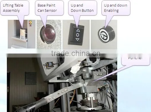 AO200 simultaneous automatic color tinting equipment/0.077ml accuracy full automatic colorant dispenser machine