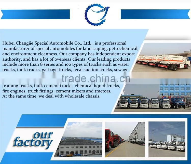 Hot export 5000liters right hand drive fuel tank truck