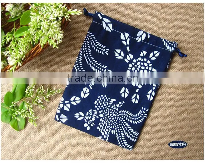 High Quality Calico Drawstring Bag Wholesale