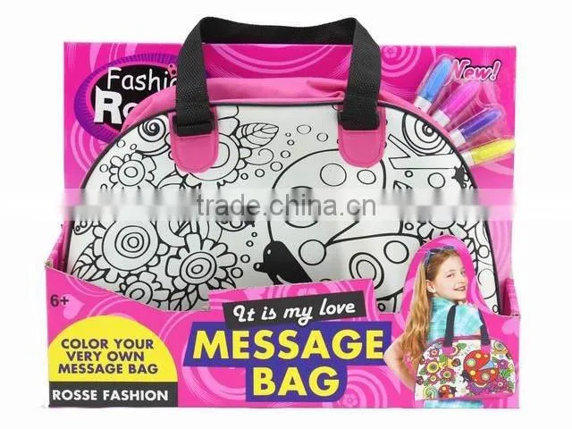 10220810 5 brightly colour washable pens Colour a backpack 4 years old Educational Toys