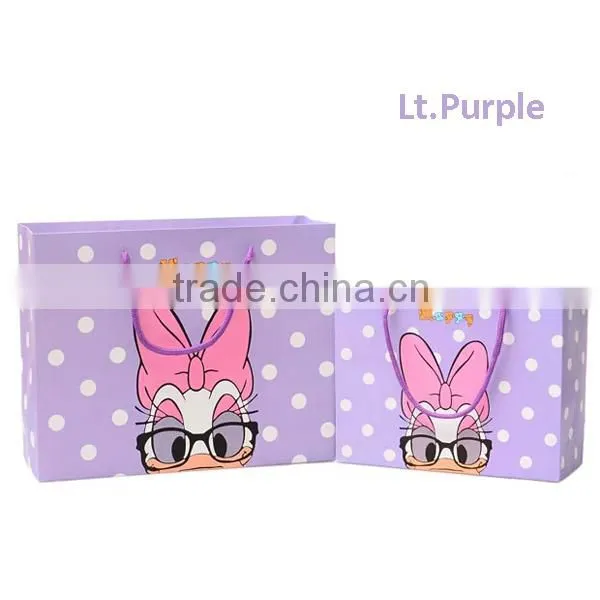 Lovely Cartoon Figure For Kids Paper Shopping Bag