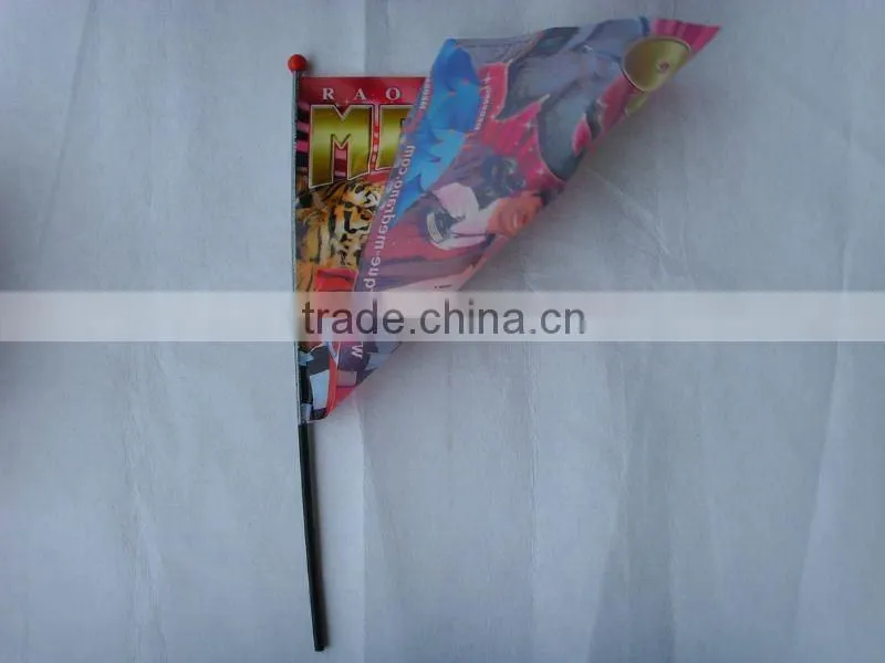 Polyester Hand Waving Flag with Custom Design