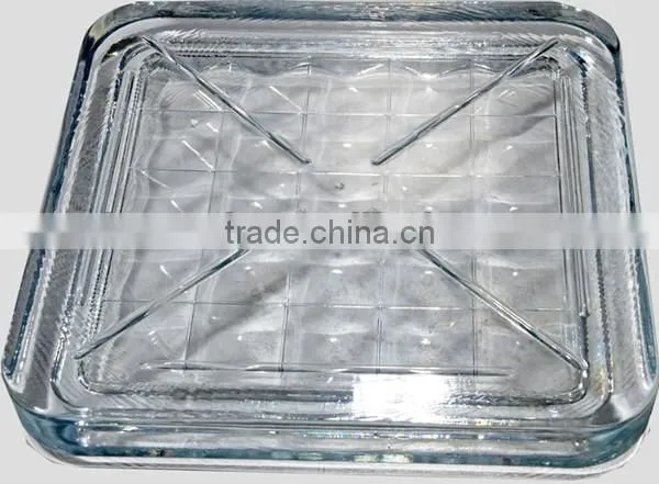 solid glass block from China