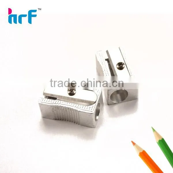 Cute Single Hole Aluminum Pencil Sharpener For School And Office