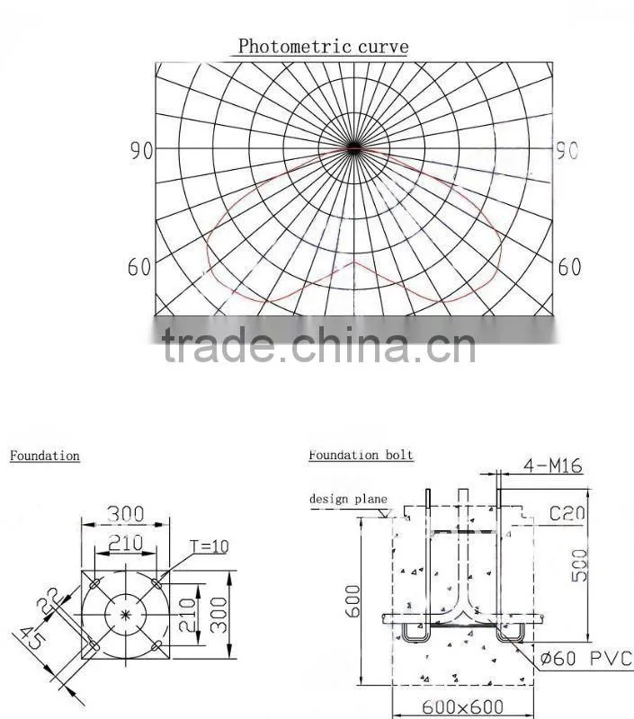 G-Q1034 decorative garden light pole, led street light, single swing arm