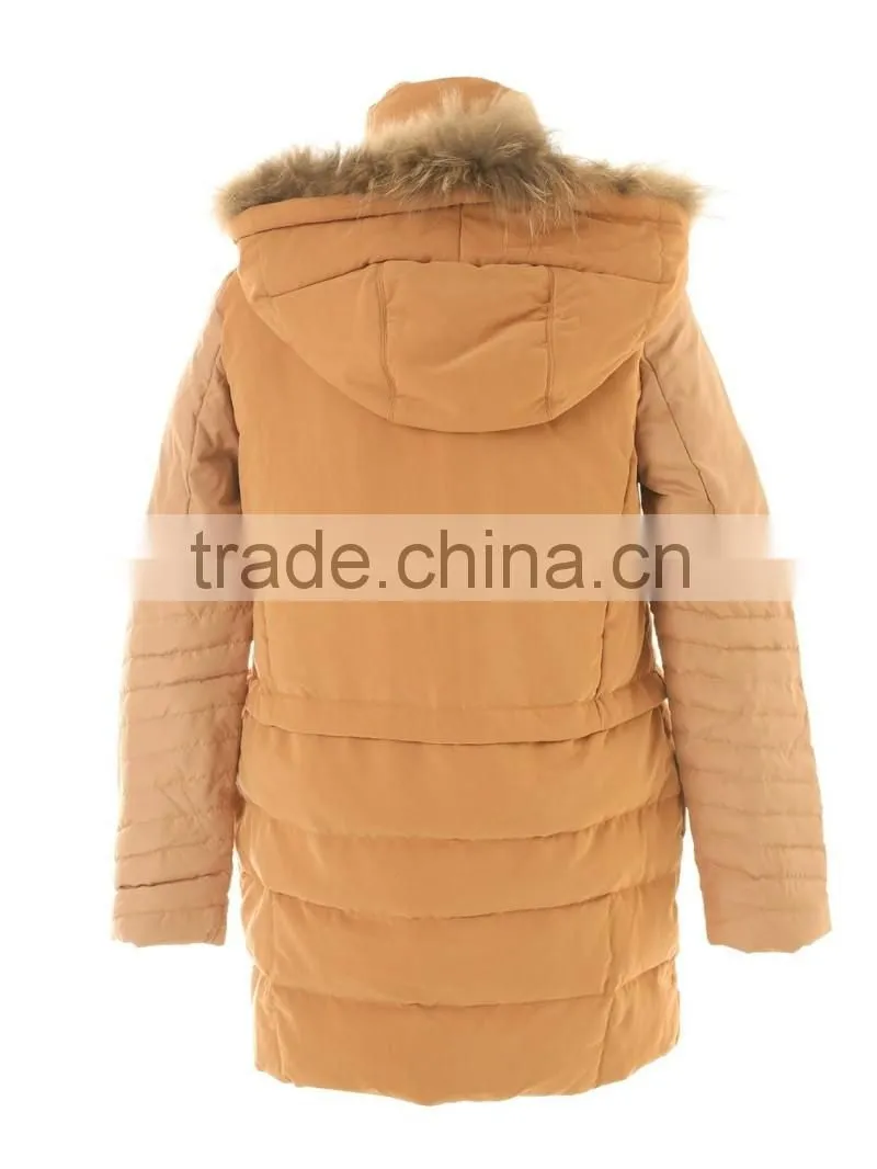female warmer winter fake fur hood restoring ancient ways in the long down jacket