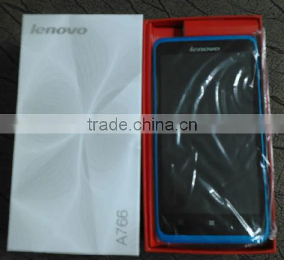 New cheap original Lenovo A766 5inch MTK6589,Cortex A7 quad core, 1.2GHz Android 4.2 dual sim mobile phone