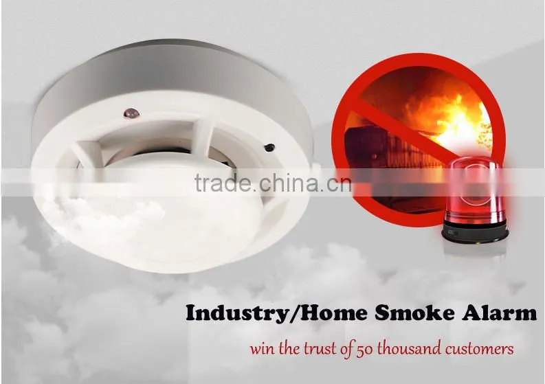 Wireless smoke detector with photoelectric sensor/Wireless high sensitivity smoke sensor