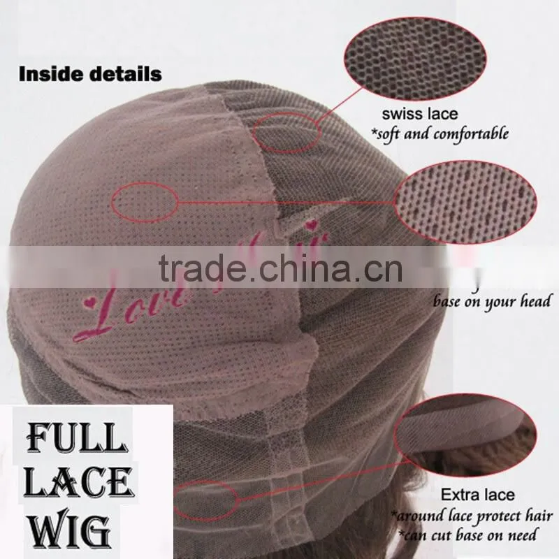 Factory price 6A silk top brazilian full lace wig cheap brazilian virgin human hair wig for black women