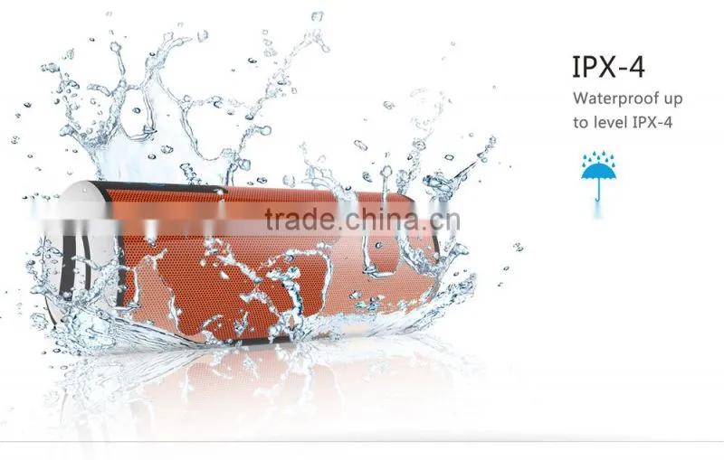 2015 Portable Stereo Outdoor Portable Mini Bluetooth Speaker With NFC Waterproof IPX4