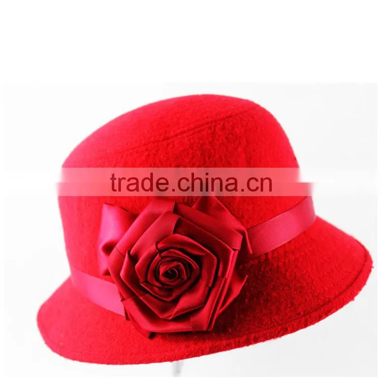 2015 wool hats for women mini red top hat hats for women