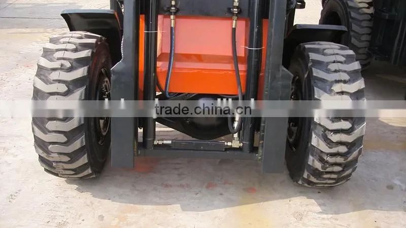 3 Ton 4wd Hydraulic 3m Lifting Height Rough Terrain Forklift Truck