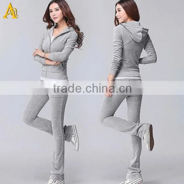 Ladies Womens Sports Sexy plus size velour tracksuits