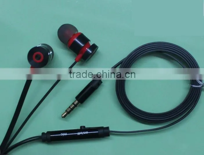 Fashional and Novelty colorful inear earbuds with mic for iphone