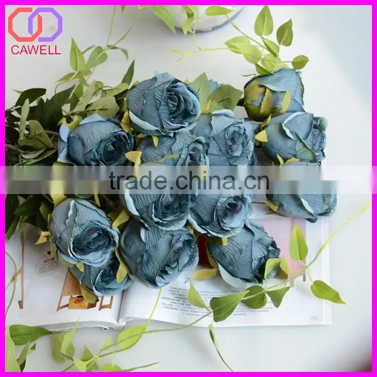 cheap silk peach rose artificial flower manufacturer
