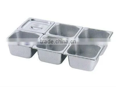 1/6 American Stainless steel gastronom pans