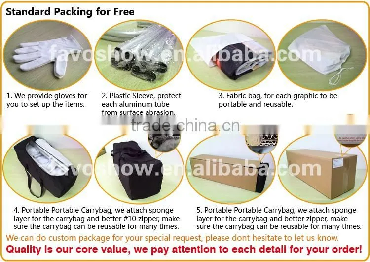 Aluminum And Tension Fabric Display Booth
