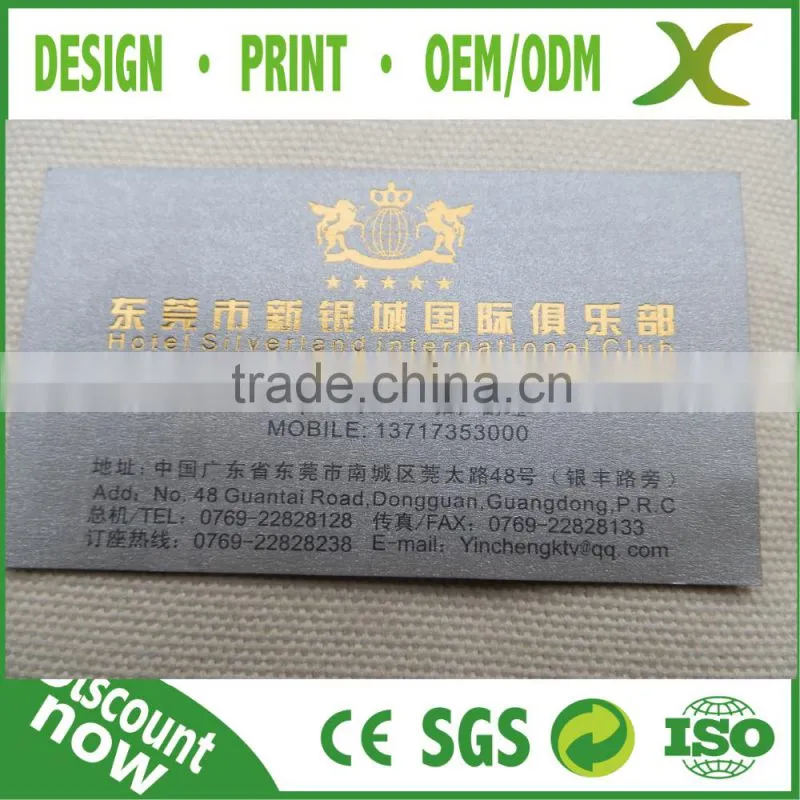 High Quality Best material Paper cards / Paper Business Card printing/ Paper edge colored card