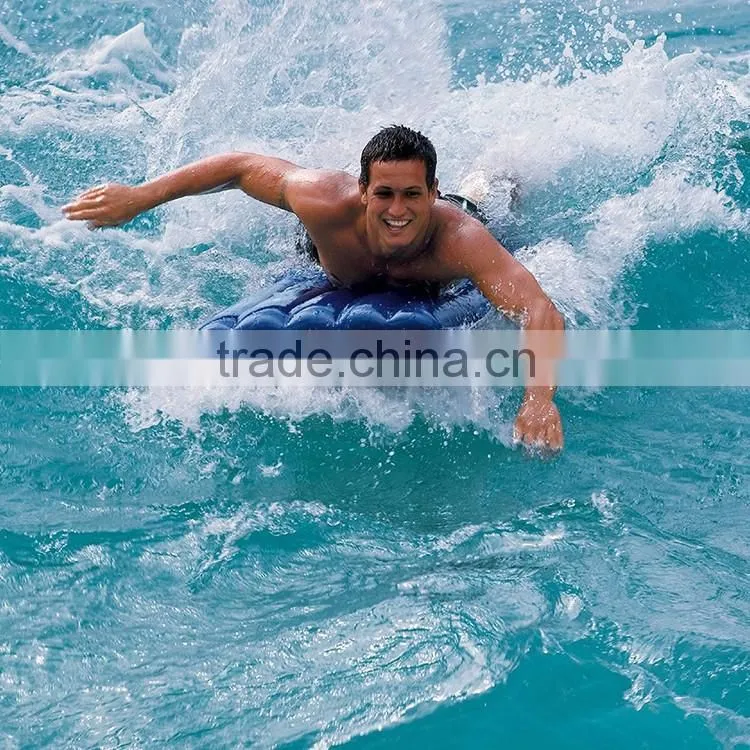 Inflatable surfer, swimming floating mat