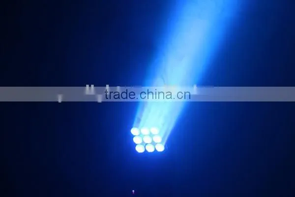 Matrix light LED 9pcs 12w RGBW 4in1 wash moving head