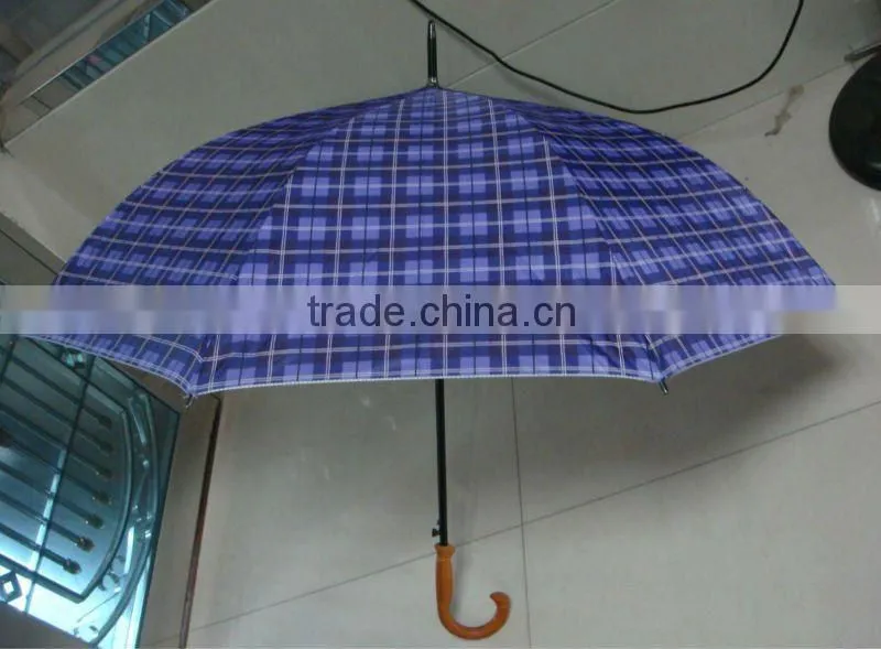 G32K promotional UV check purple golf umbrella