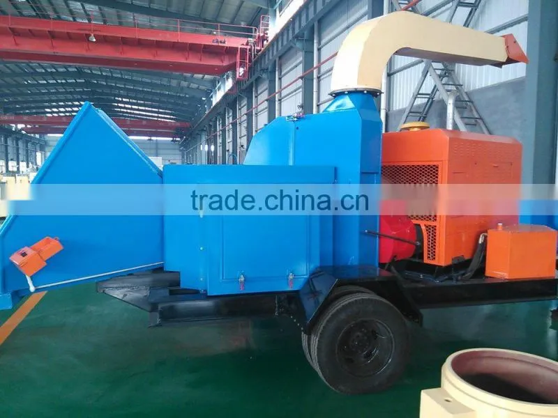40-50t/h XP1600 industrial mobile wood chipper price