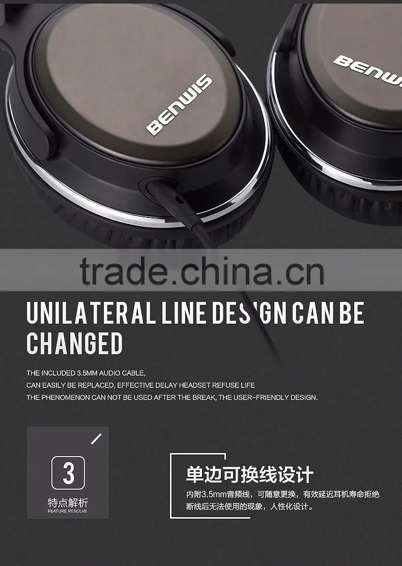 perfect for birthday christmas gift hot selling items in amazon good quality gadget H600 wired microphone headphone