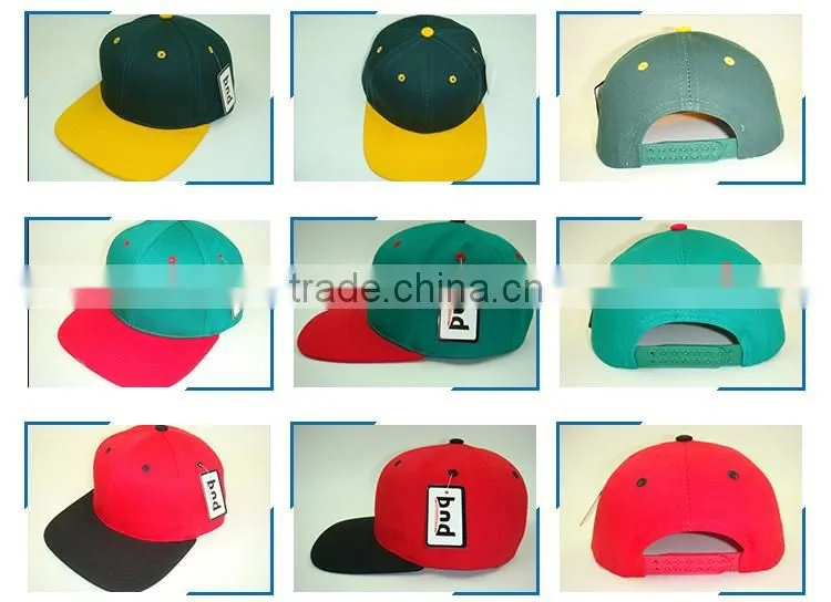 Circumspect services adjustable customizable logo embroidery flat brim caps