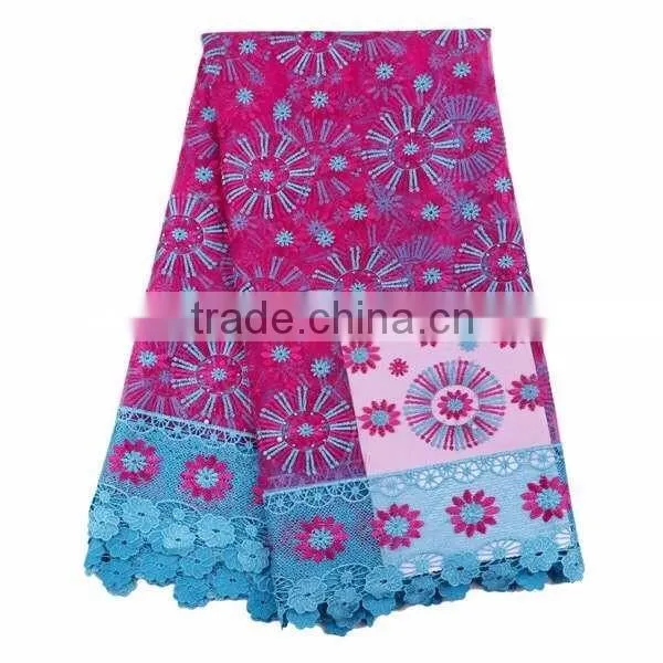 2016 Haniye Wholesale nigerian lace tulle lace fabric african French net lace for wedding/NYN91