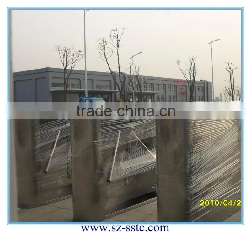 Relay single interface stainless steel automatic turnstile barrier gate