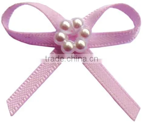 China factory supply Green grosgrain ribbon bows for perfume decor or formal dress