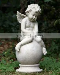 marble garden decorative angle statues