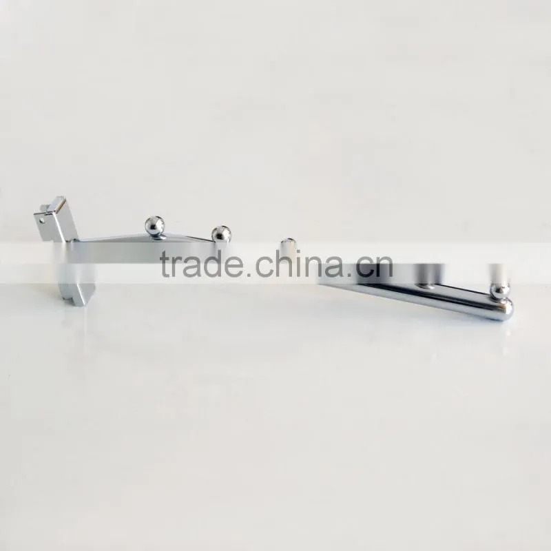 Factory direct sale high quality of security display slatwall hooks for cloths and used for supermarket