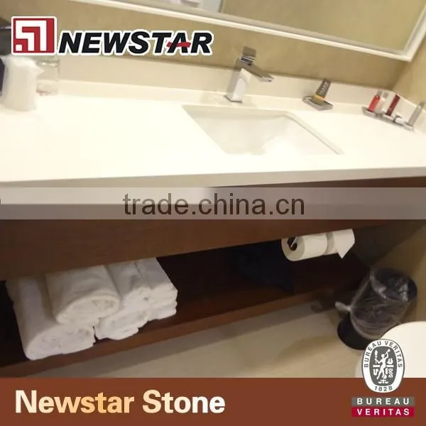 Newstar quartz vanity top,bathroom quartz top