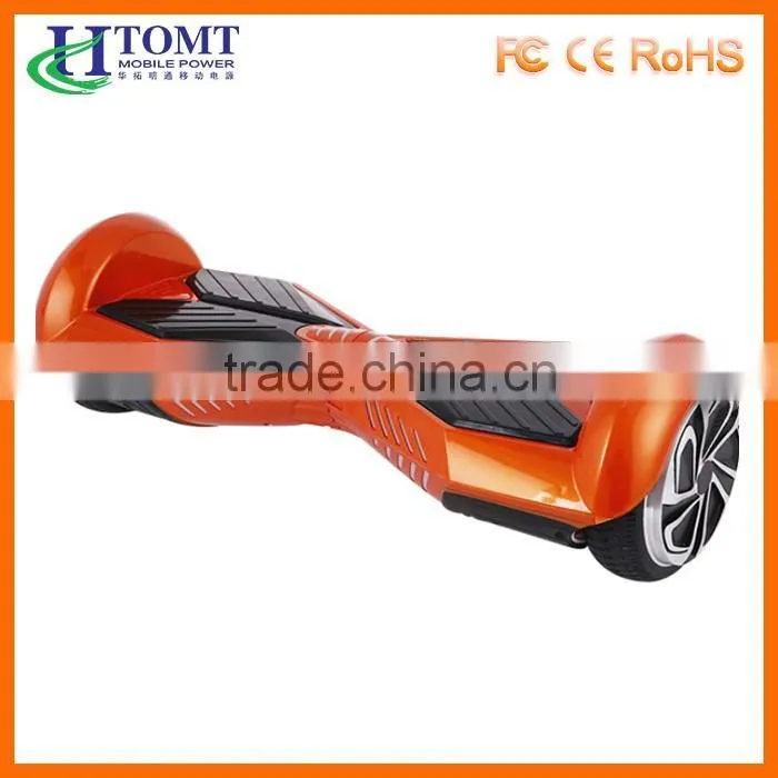 Top sale smart stand up self balancing electric scooter with two wheels and rechargeable Li-ion battery
