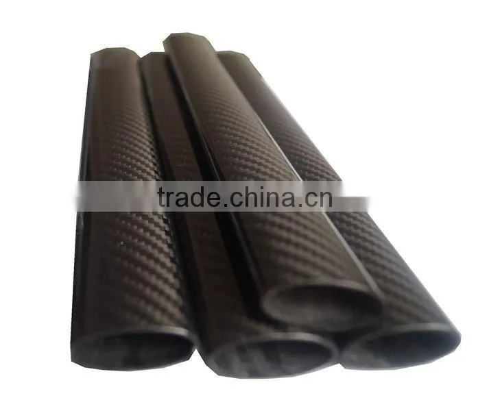 cabron fiber oval tube for whole sale